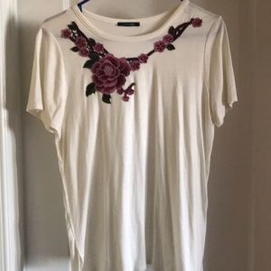 STITCH FIX Papermoon embroidered tee